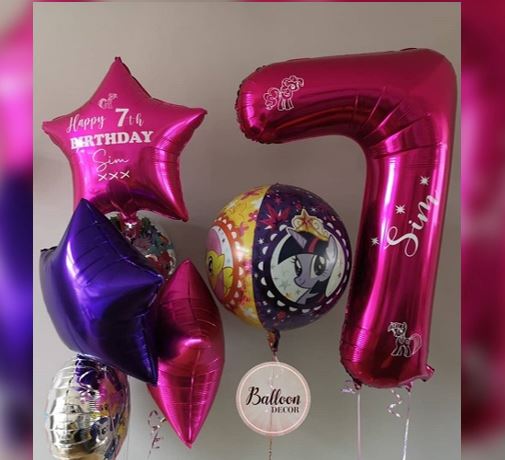 Party Balloon My Little Pony Helium Balloons Bouquet-43