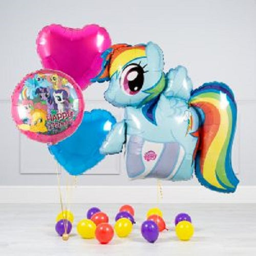 Party Balloon My Little Pony Helium Balloons Bouquet-6