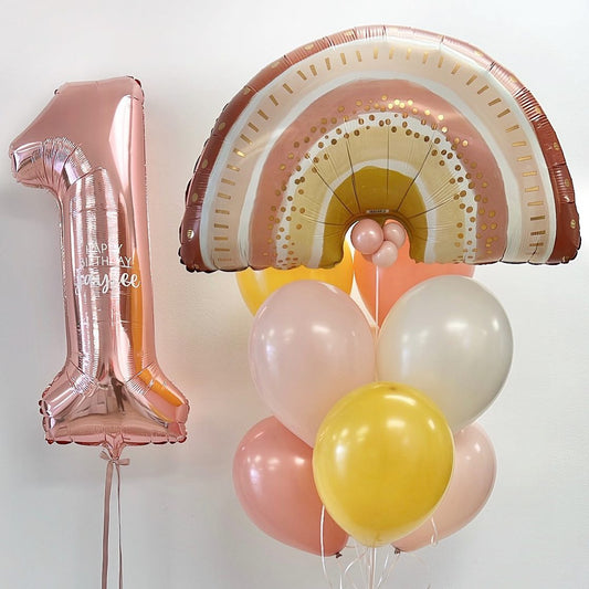 1st Birthday Boho Rainbow