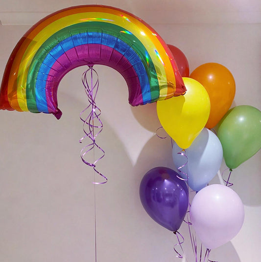 Rainbow Theme Balloon Bouquet