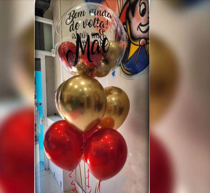 Personalised Bubble Balloon Bouquet
