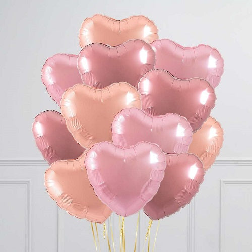 Party Balloon Rose Gold Helium Balloons Bouquet -11