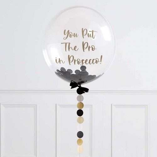 Party Balloon Black Gold Theme Helium Balloons Bouquet-28
