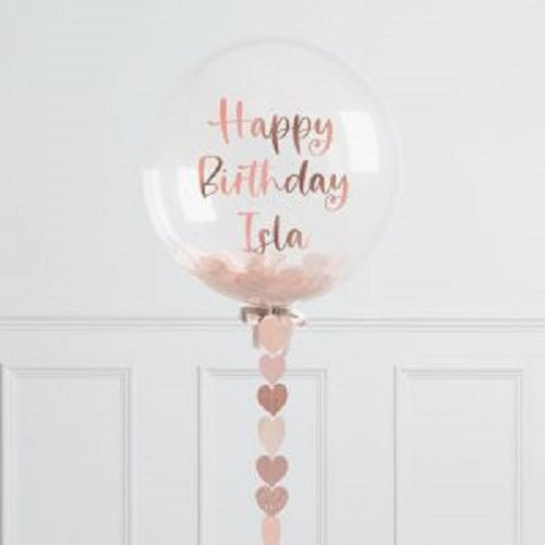 Party Balloon Rose Gold Helium Balloons Bouquet -14