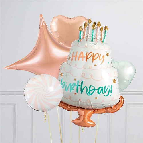 Party Balloon Rose Gold Helium Balloons Bouquet -21