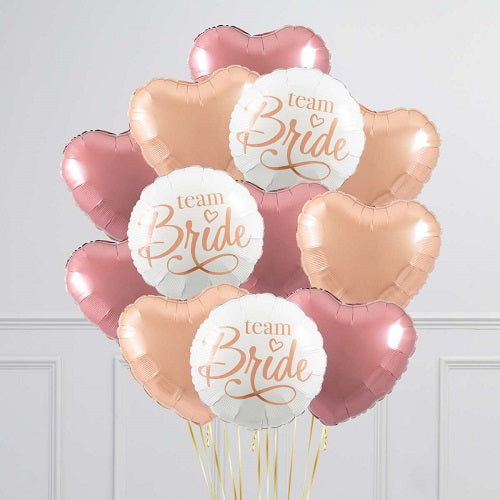 Party Balloon Rose Gold Helium Balloons Bouquet -22
