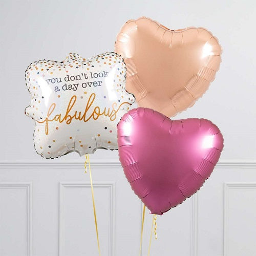 Party Balloon Rose Gold Helium Balloons Bouquet -28