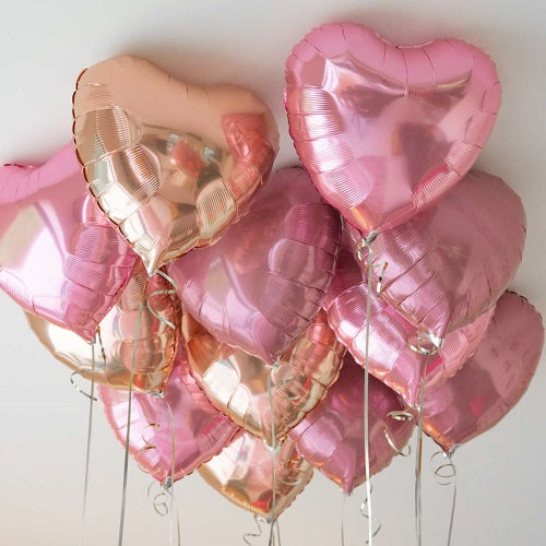 Party Balloon Rose Gold Helium Balloons Bouquet -3