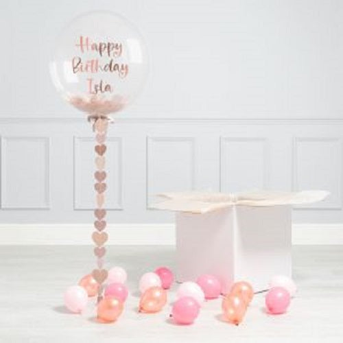 Party Balloon Rose Gold Helium Balloons Bouquet -33