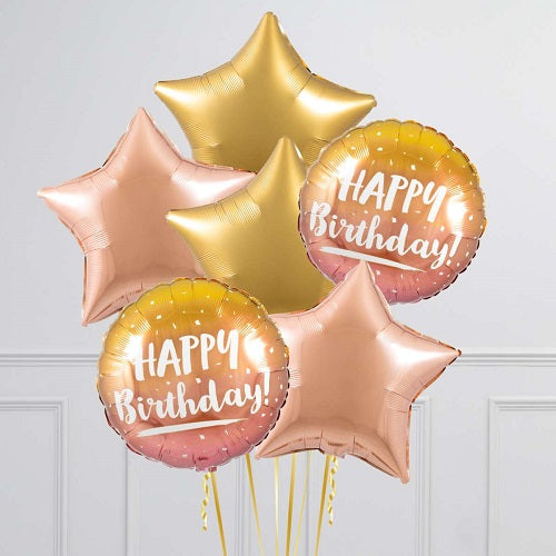 Party Balloon Rose Gold Helium Balloons Bouquet -34