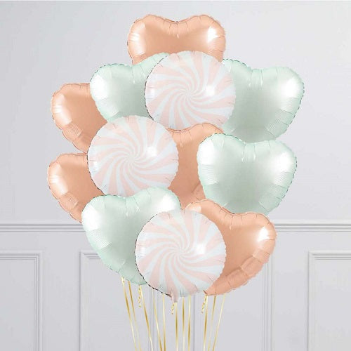 Party Balloon Rose Gold Helium Balloons Bouquet -38
