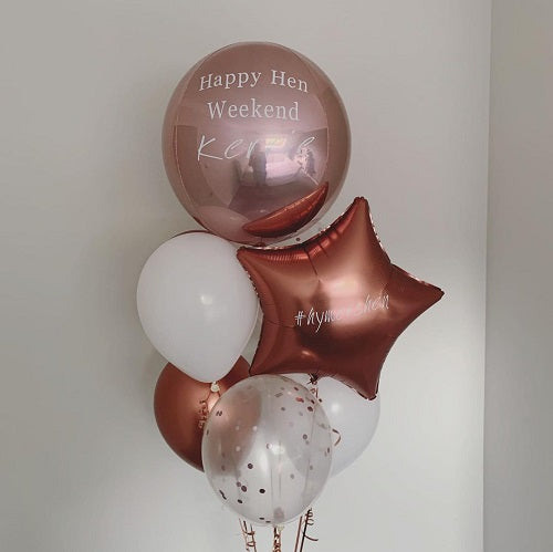 Party Balloon Rose Gold Helium Balloons Bouquet -42