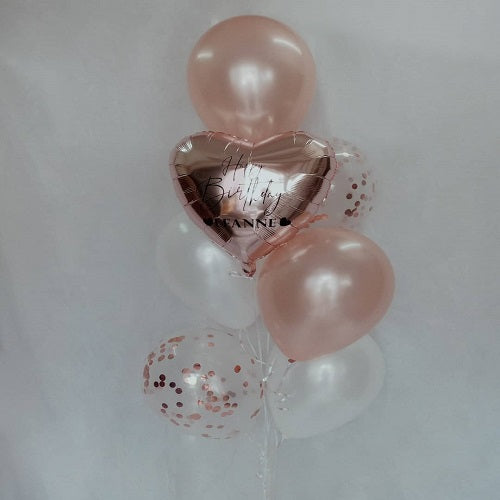 Party Balloon Rose Gold Helium Balloons Bouquet -47