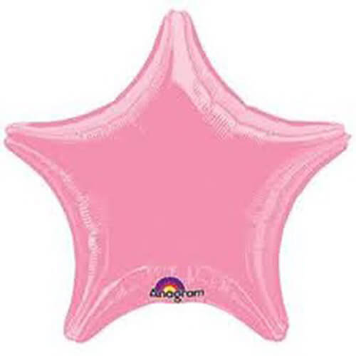 Party Balloon 18"Metallic pink Star Foil Balloon S15