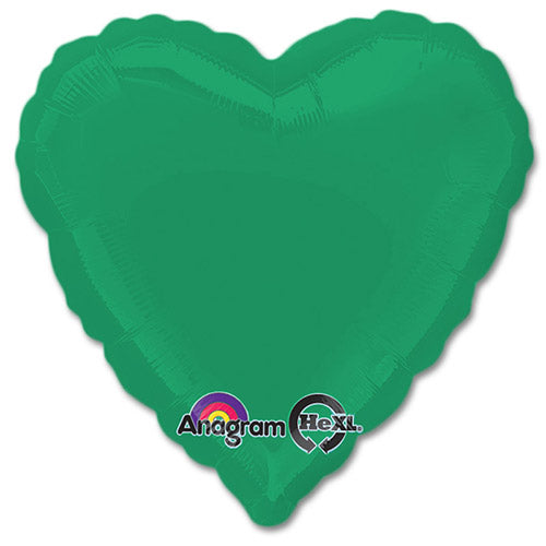 Emerald Green Heart 18" Decoration Balloon