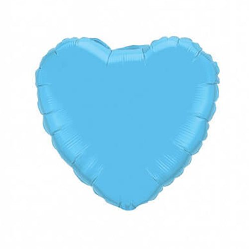 Party Balloon 18" Pale Blue Heart Foil Balloon S15