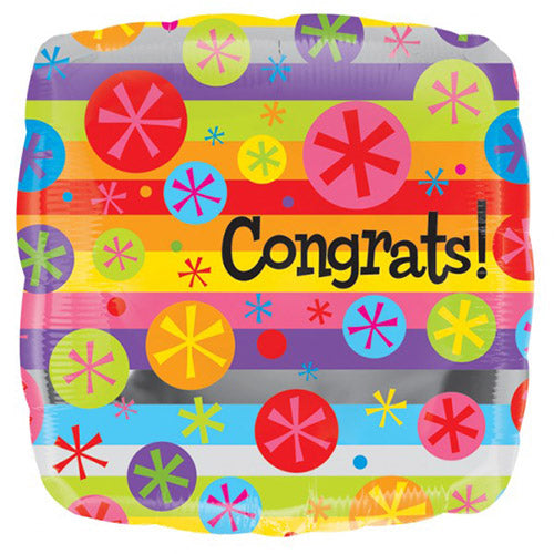 Party Balloon 18" Congrats Jubilee Foil Balloon