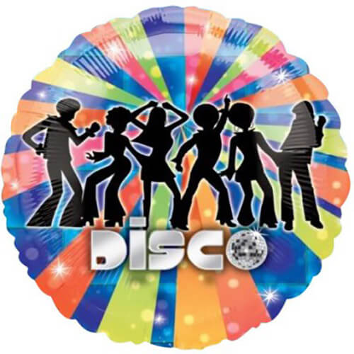 Party Balloon 18" Disco Dancers S40 1Ct