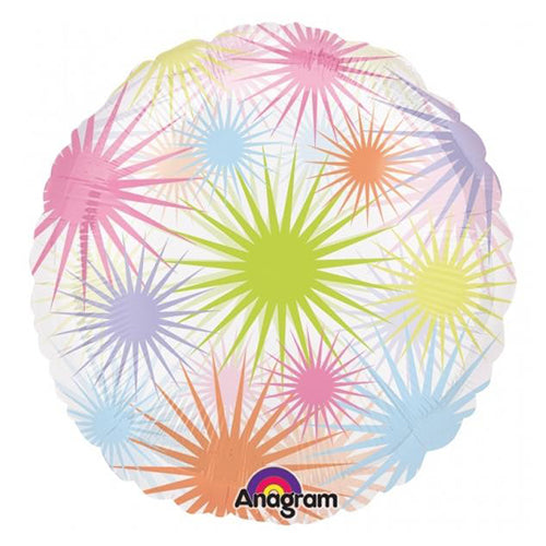 Party Balloon 18"Bursts Pastel Foil Balloon S50