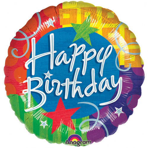 Party Balloon 18" Birthday Blitz Foil Balloon S55