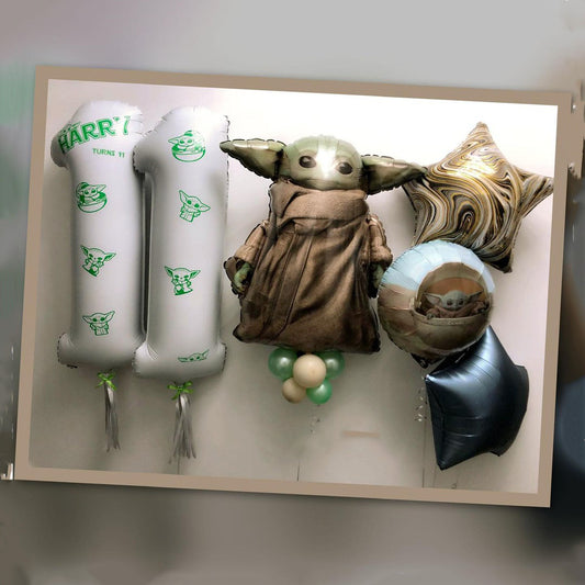 11th Birthday Star War The Child Balloon Bouquet