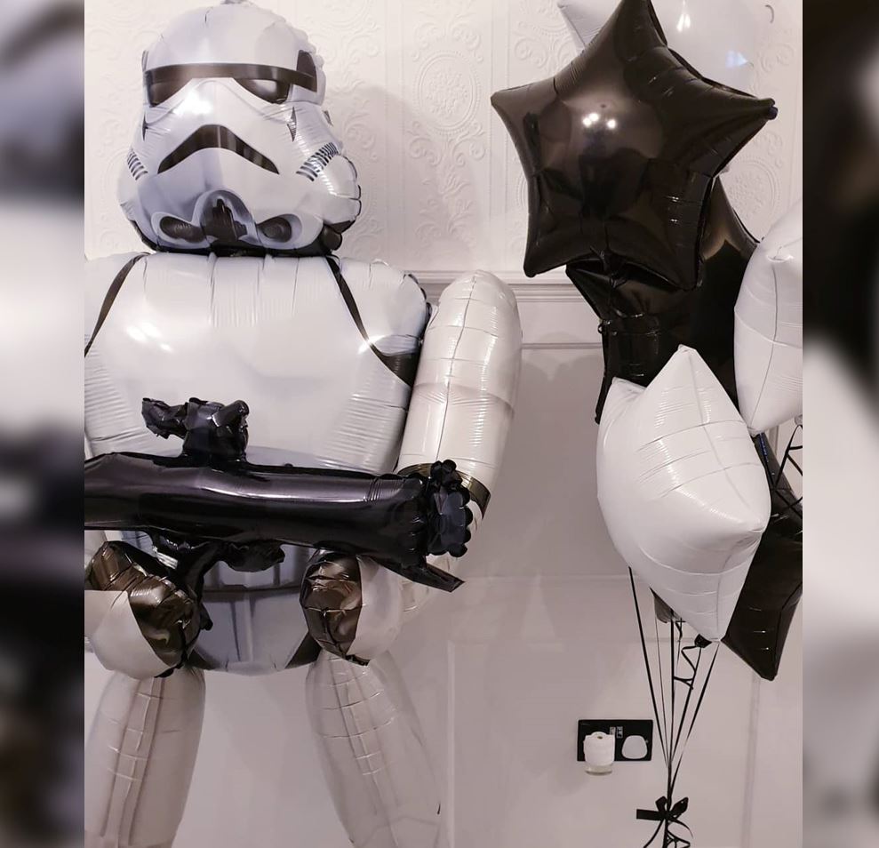 Star War Strom Trooper Balloon Bouquet