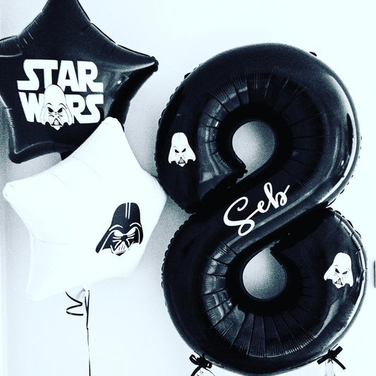 8th HBD Star War Balloon Bouquet