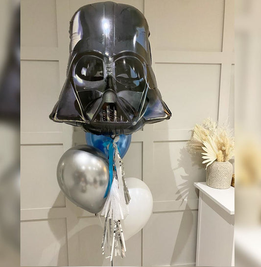 Darth Vader Helmet Star War Balloon Bouquet