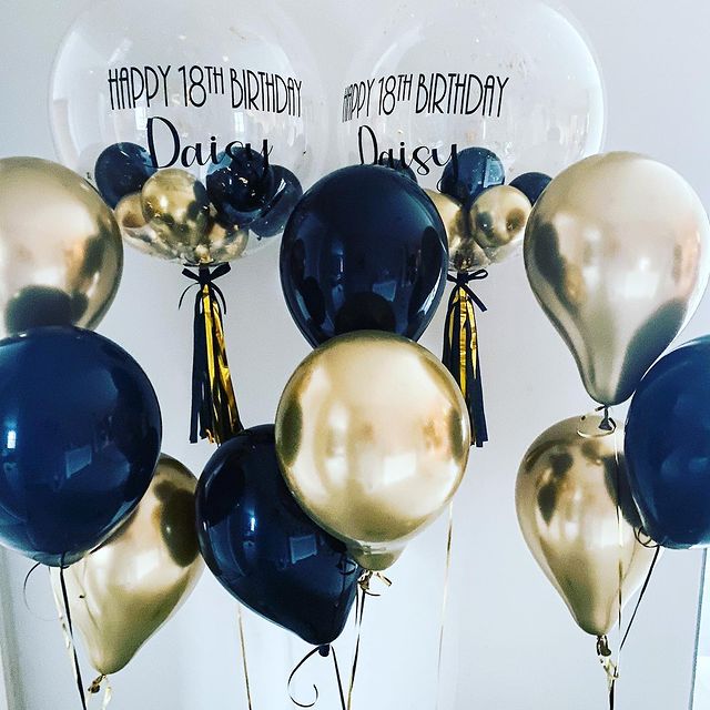 18th Birthday Bubble Balloon Bouquet
