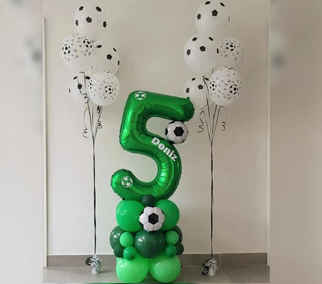 5th Birthday Latex Balloon Bouquet