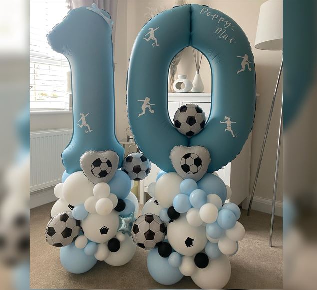 10th Birthday Football Theme Bouquet