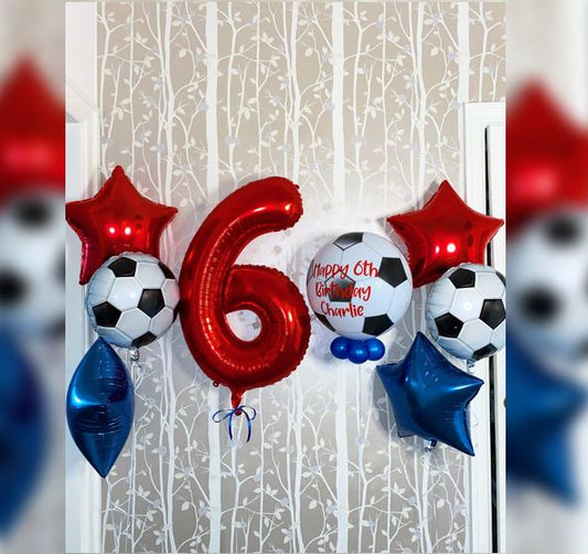6th Number Football Theme Bouquet