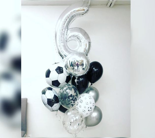 6th Birthday Football Theme Bouquet