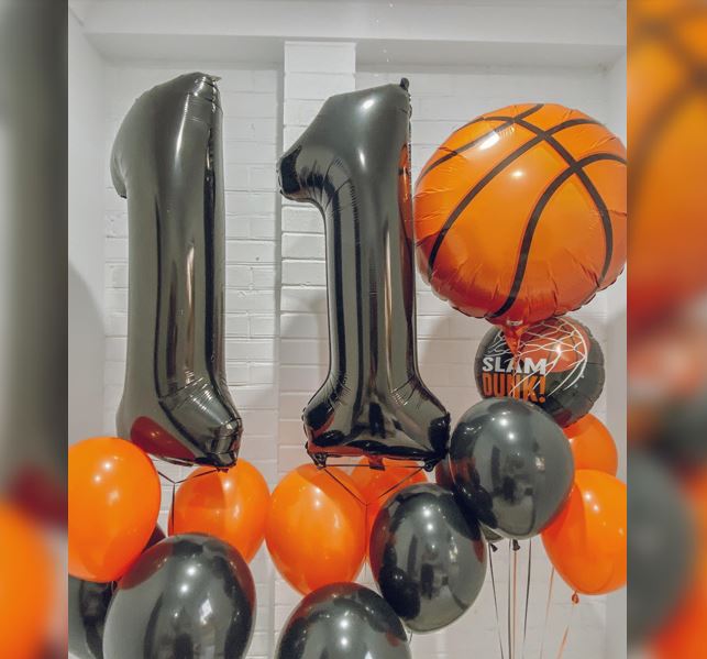 11th Birthday Sports Balloon Bouquet