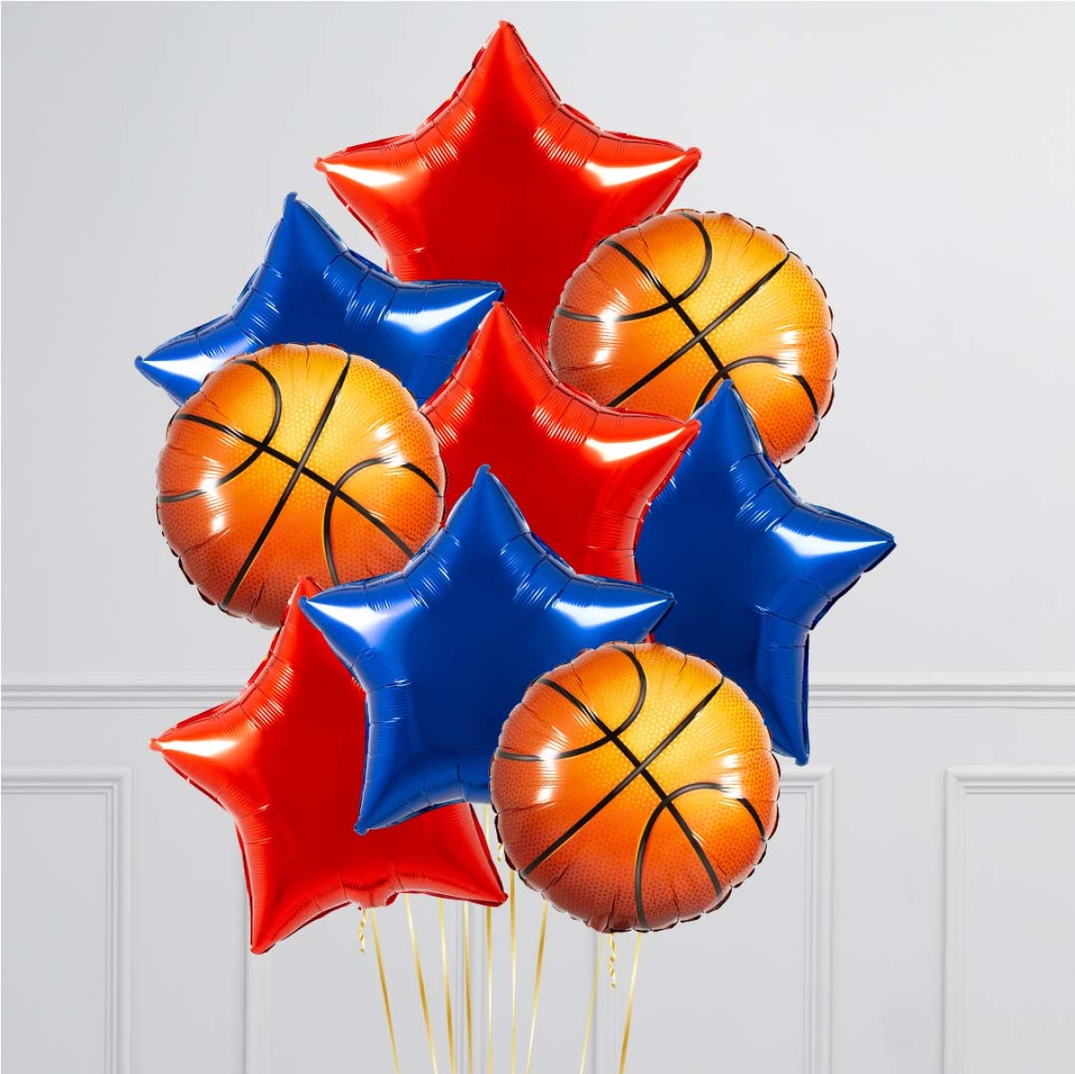 Sports Theme Basketball Balloon Bouquet