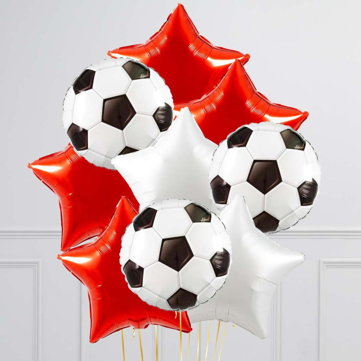 Football  Theme Helium Balloon Bouquet