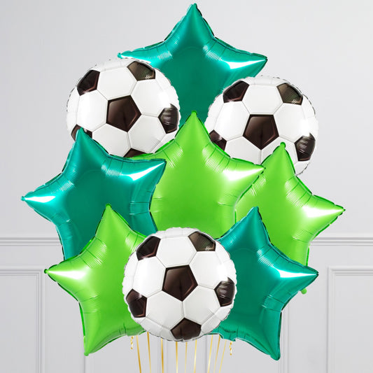 Sports Theme Football Helium Balloon Bouquet