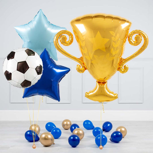 Gold Championship Sports Balloon Bouquet