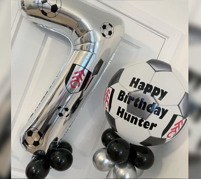 7th Happy  Birthday Balloon Bouquet