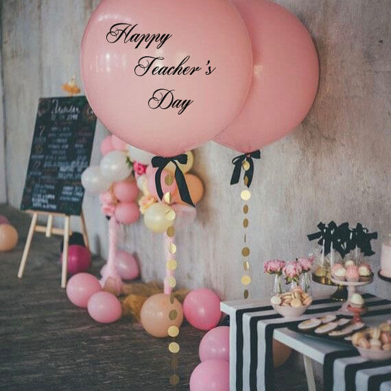 Party Balloon Teacher's Day Balloons Bouquet