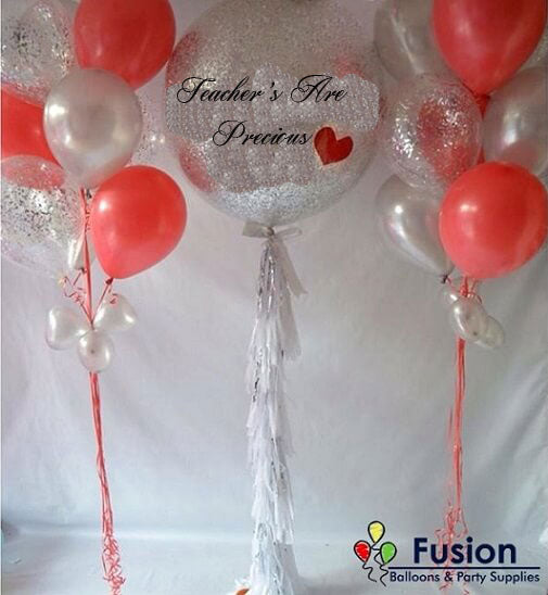 Party Balloon Teacher's Are Precious Balloons Bouquet