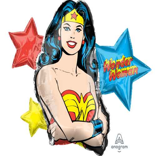 Party Balloon Large Shape  Wonder Woman Balloon