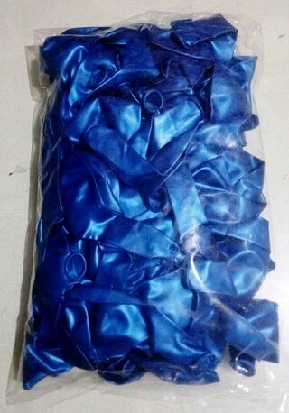 Party Balloon Dark Blue Metallic - Latex Balloons