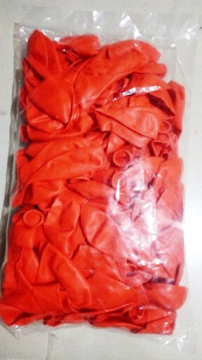 Party Balloon Orange Latex Balloon Pack