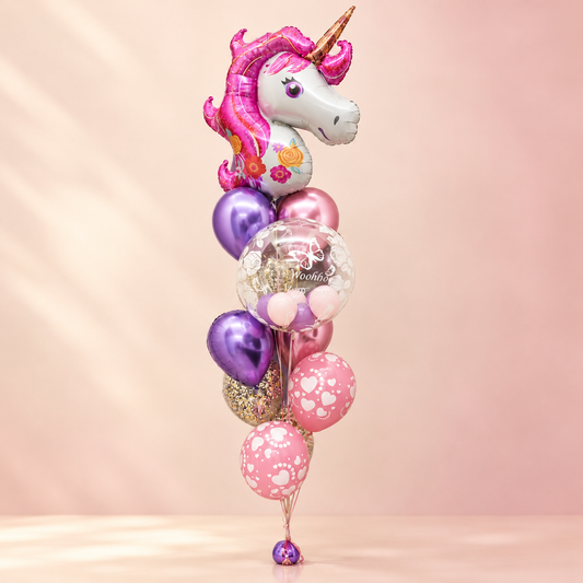 Uncorn Balloons Bouquet