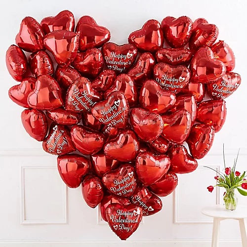 Valentine Hearts  Balloons Decoration