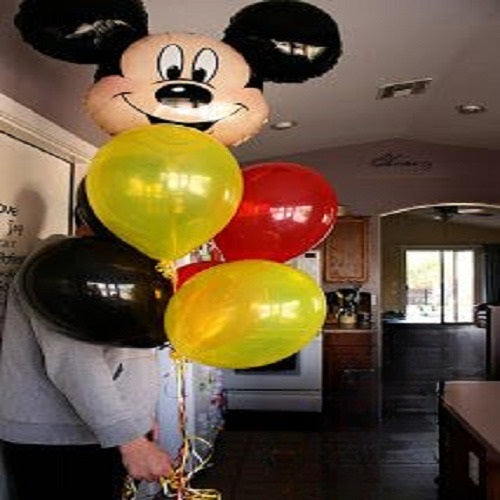 Party Balloons Mickey Mouse Helium Balloons Bouquet-9
