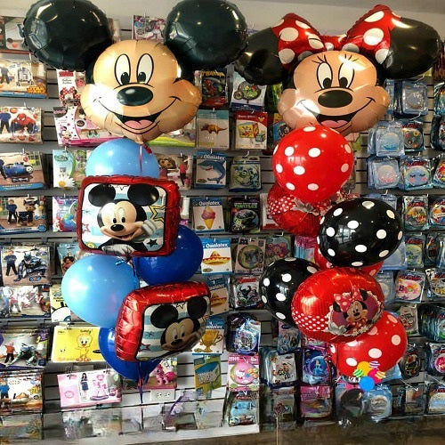 Party Balloons Mickey Mouse Helium Balloons Bouquet-18