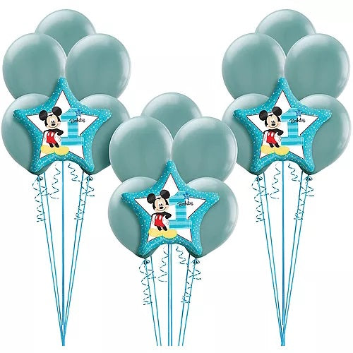 Party Balloons Mickey Mouse Helium Balloons Bouquet-2