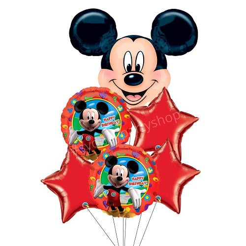 Party Balloons Mickey Mouse Helium Balloons Bouquet-24